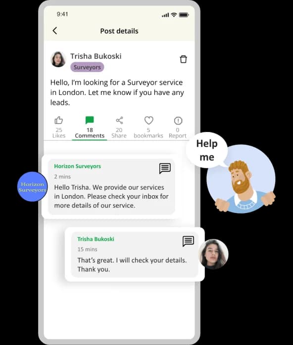 Professional real estate community network