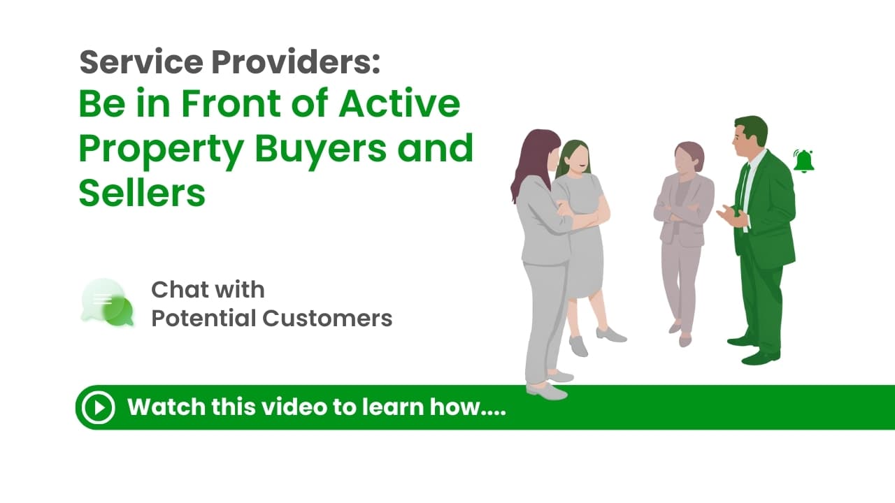 Interior designers, Home loan providers, Vaastu consultants, promote your business to active property buyers and sellers.