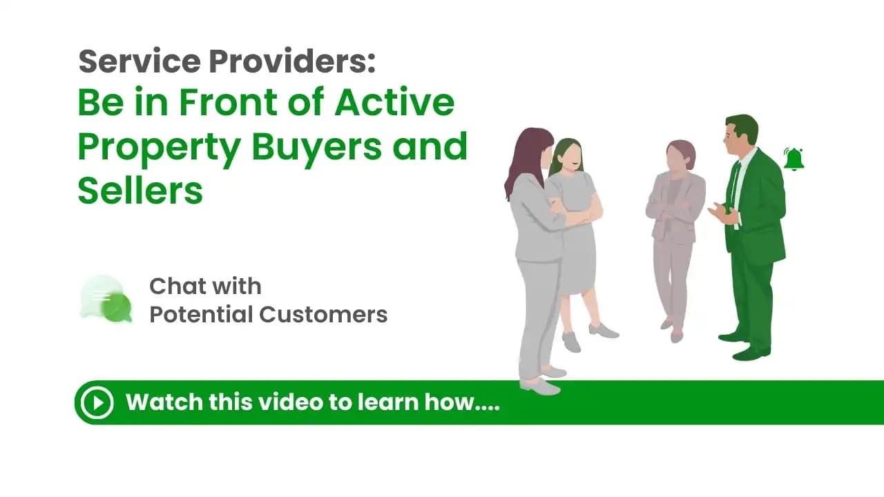 Interior designers, Home loan providers, Vaastu consultants, promote your business to active property buyers and sellers.