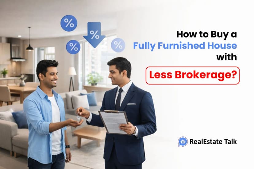How to buy a fully furnished house with less brokerage