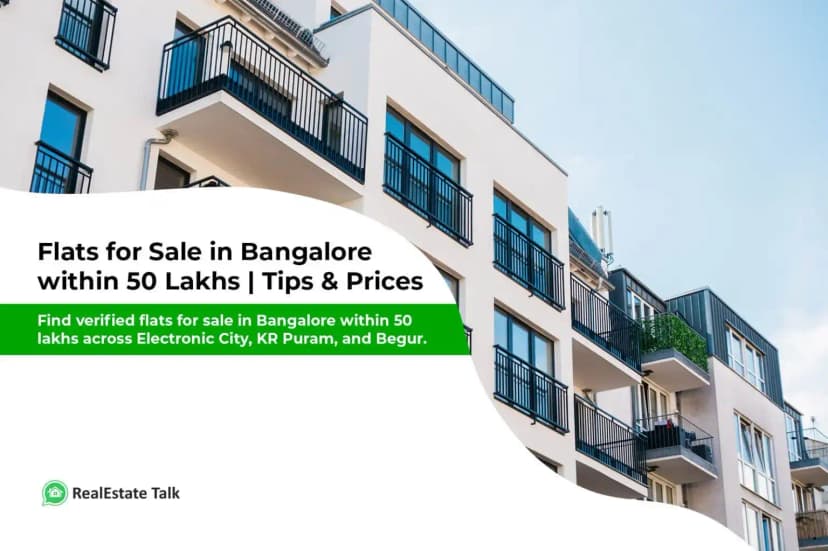 Flats for Sale in Bangalore under 50 Lakhs