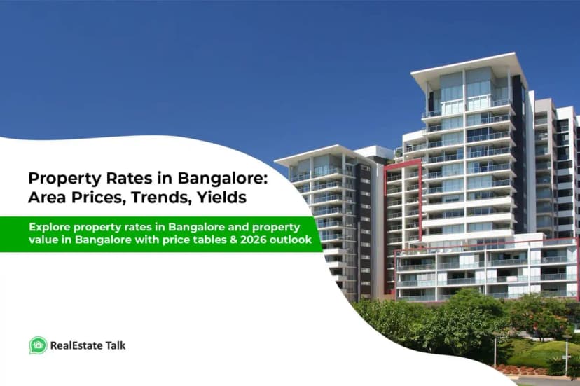 Property Rates in Bangalore: Area Prices, Trends, Yields