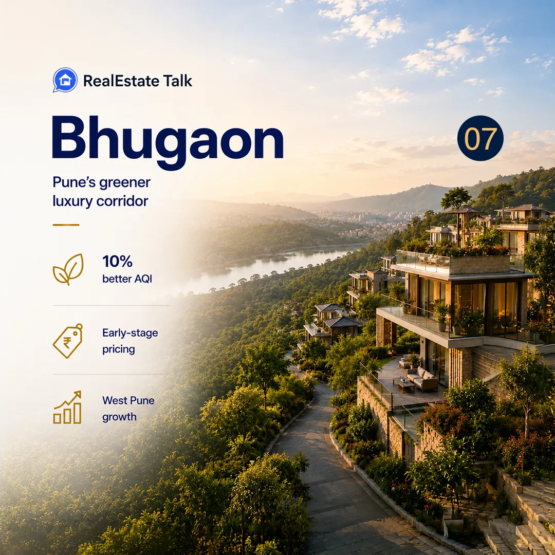 7. Bhugaon - The Westward Expansion's Next Frontier - Top 10 Fastest Growing Locations in Pune 2026