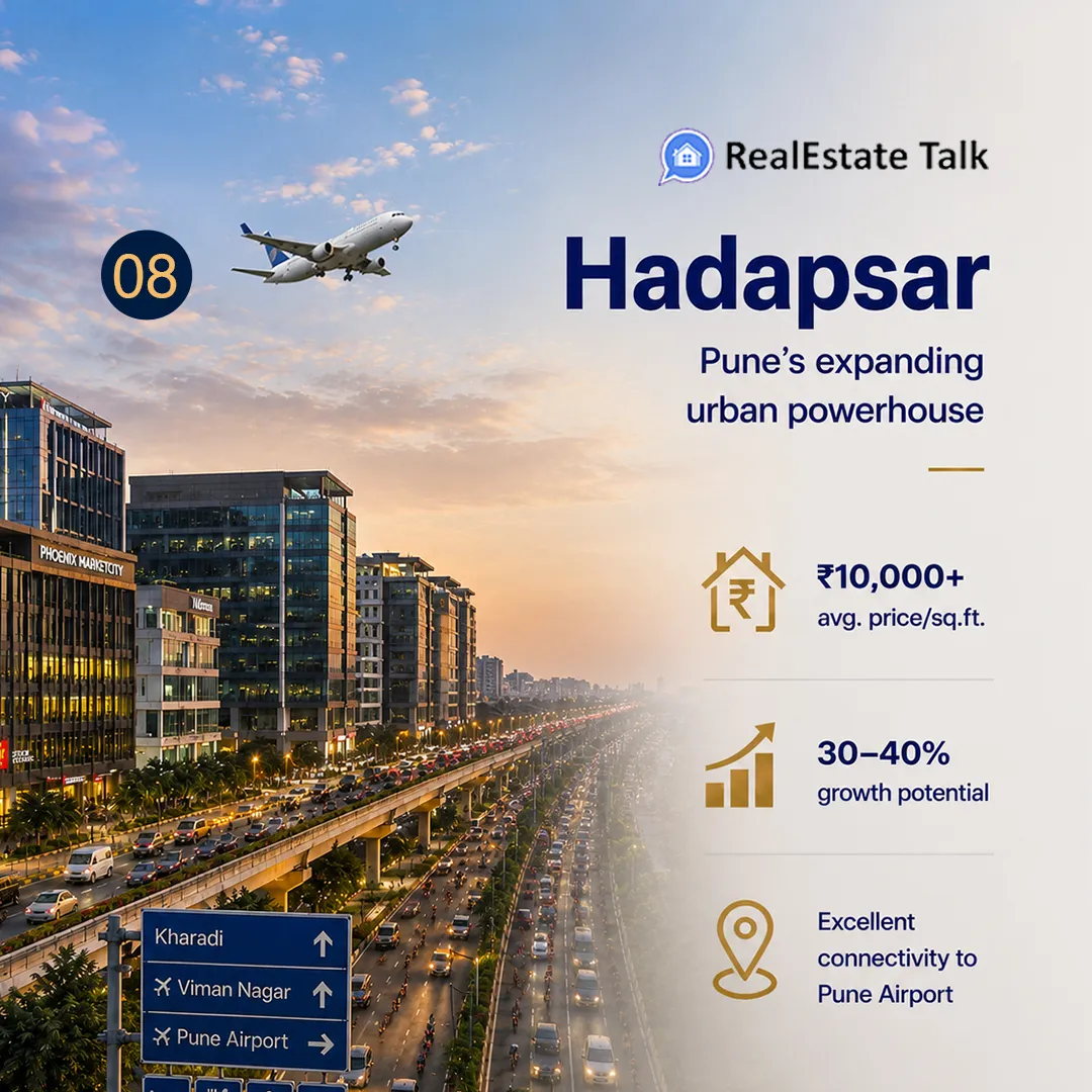 8. Hadapsar - The Infrastructure Transformation Story - Top 10 Fastest Growing Locations in Pune 2026