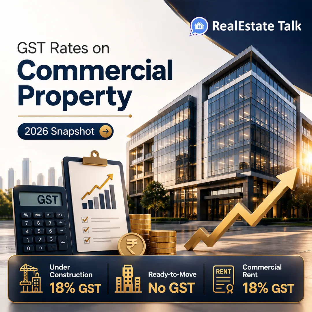 GST Rates on Commercial Property Snapshot