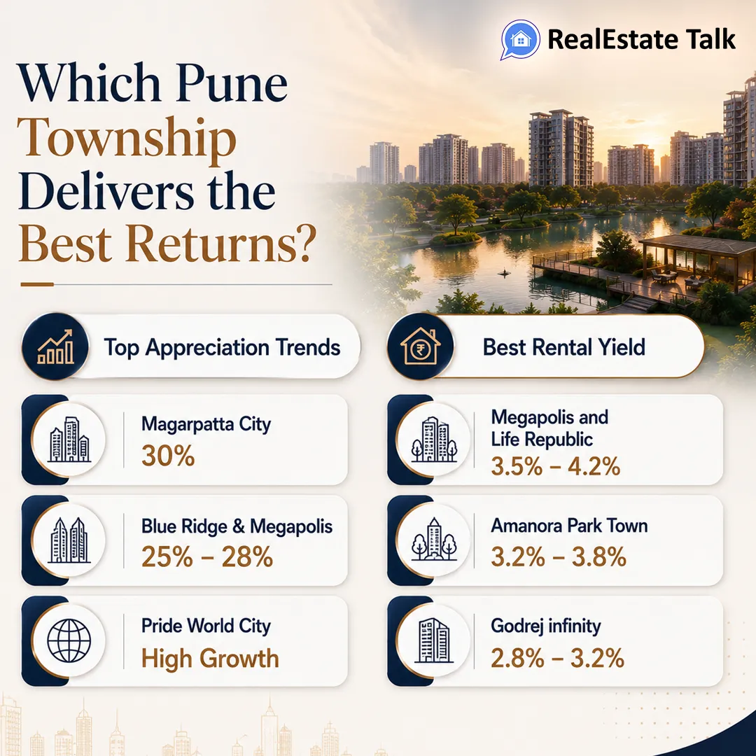 Pune Township Rental Yields and Returns