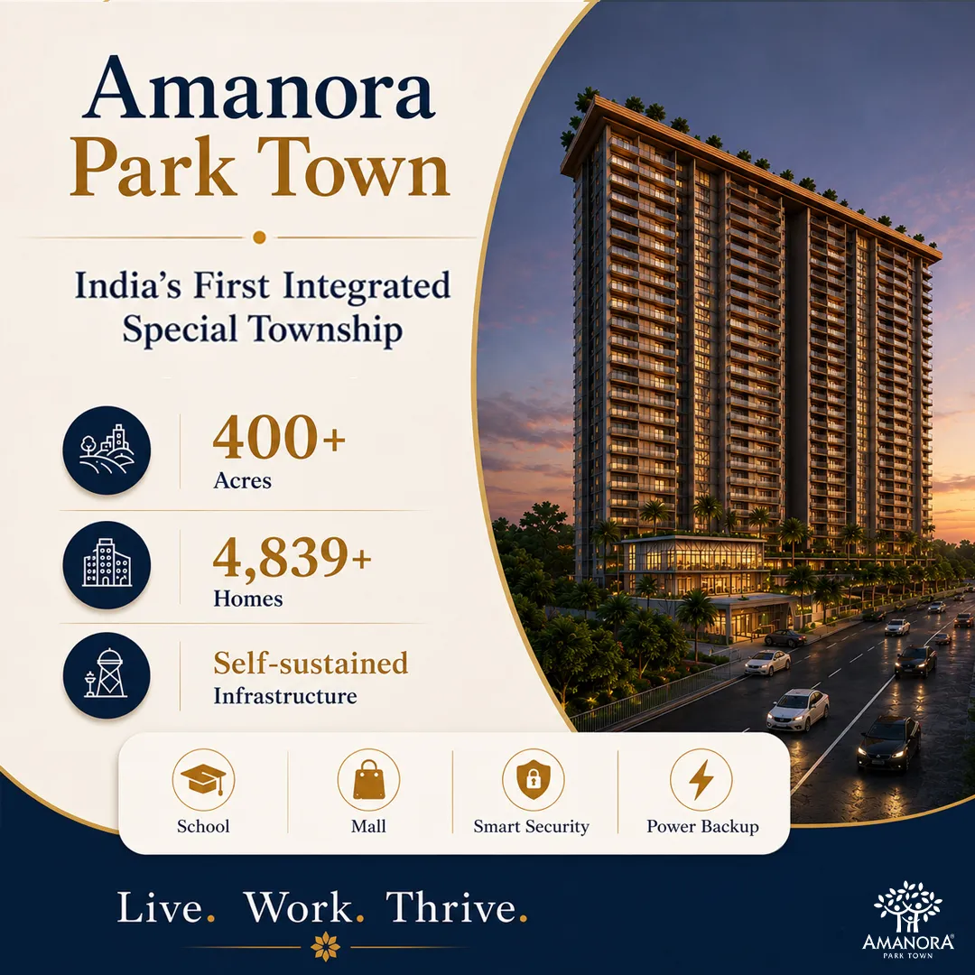 amanora park town : india first integrated township