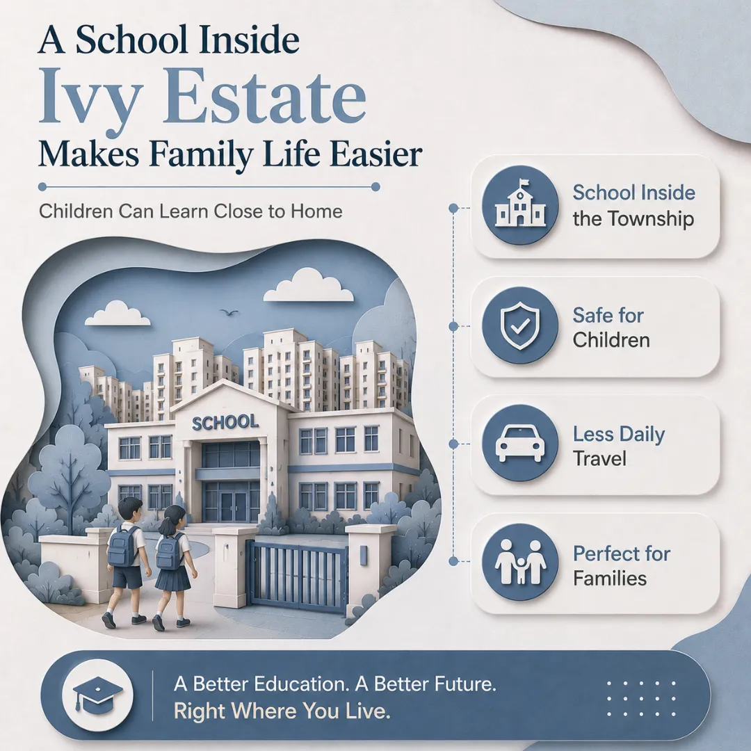 school inside ivy estate to make family life easier