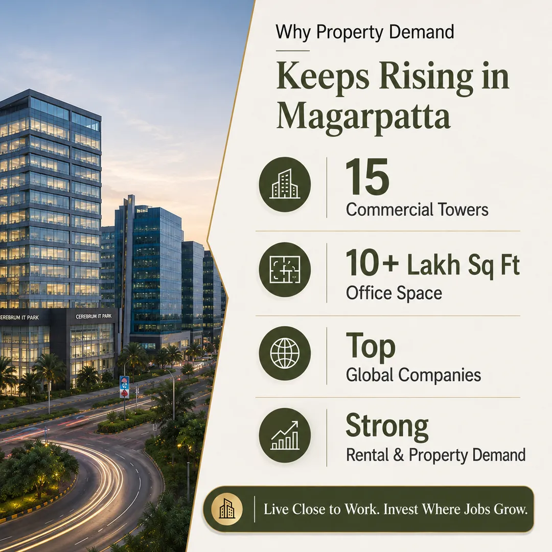 why property demand keep rising in magarpatta city