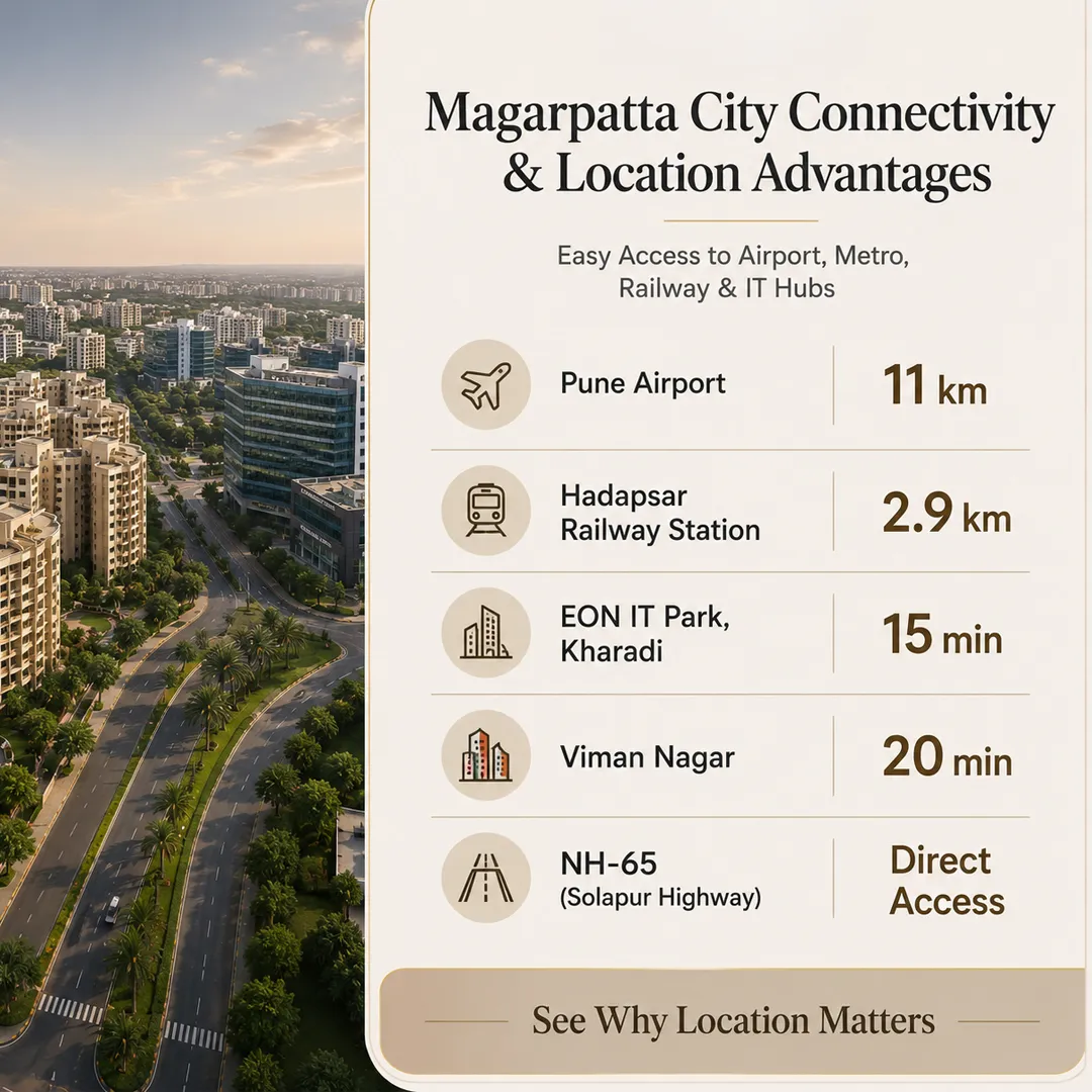 magarpatta city connectivities